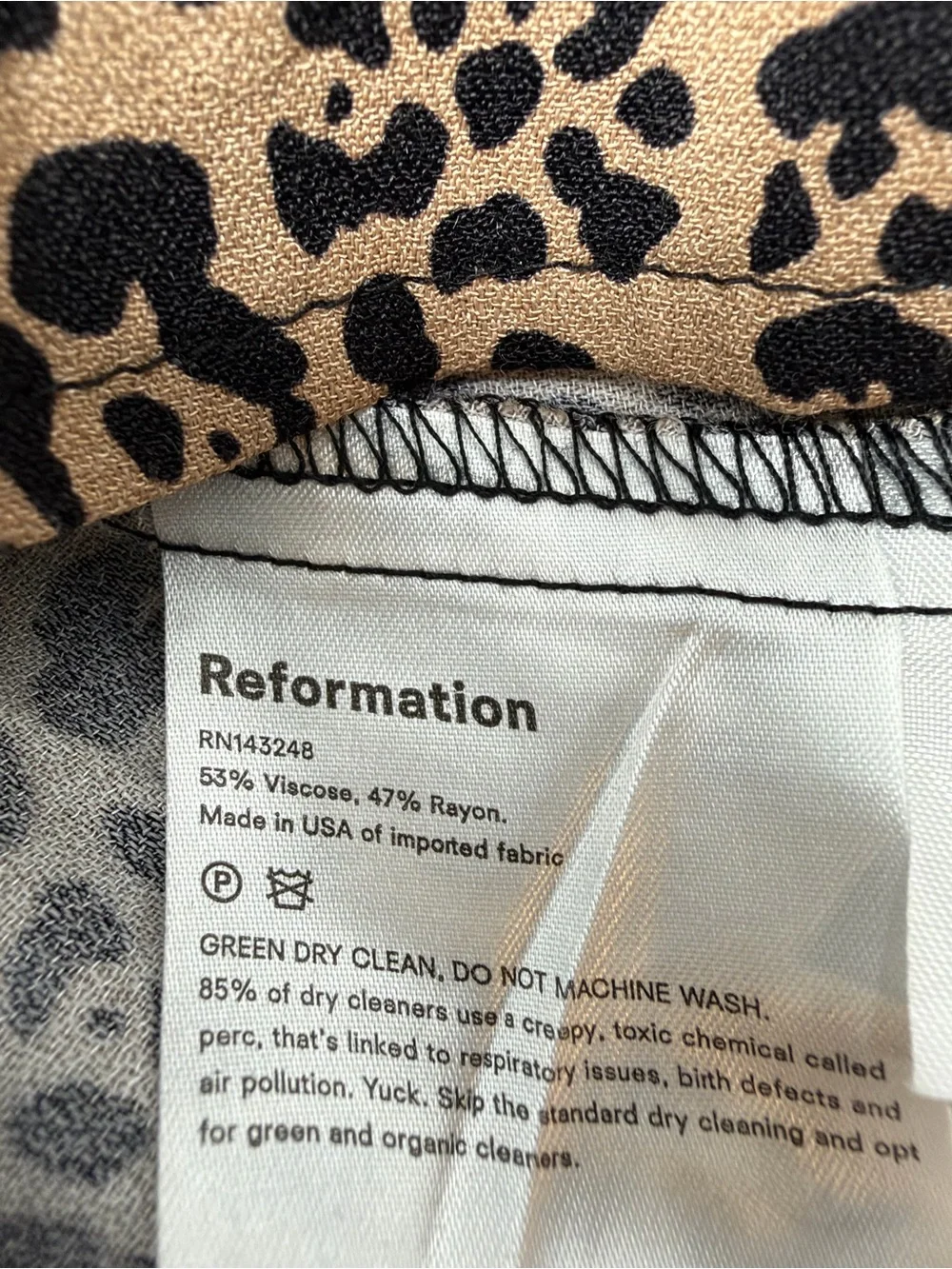 Reformation relaxed fitting